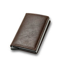 DIENQI Carbon RFID Wallet Male Mini Slim Money Card Holder DIENQI Carbon RFID Wallet Male Mini Slim Money Card Holder