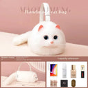 Jiaerdi Lolita Plush Cat Bag Women Harajuku Fur Handbag Jiaerdi Lolita Plush Cat Bag Women Harajuku Fur Handbag