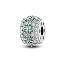 Daisy Sterling Silver Clip Charms with Authentic CZ Detailing Daisy Sterling Silver Clip Charms with Authentic CZ Detailing