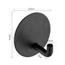 Stainless Steel Wall Hook Organizer for Towels and Keys Stainless Steel Wall Hook Organizer for Towels and Keys