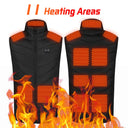 21 Heated Vest Electric Heated Jackets Unisex Sportswear 21 Heated Vest Electric Heated Jackets Unisex Sportswear