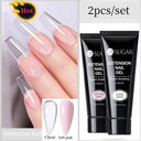 Glowing White Gel Nail Extension Kit for Beautiful Nails Glowing White Gel Nail Extension Kit for Beautiful Nails