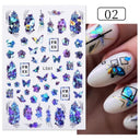 Succulent Blossom Nail Art Decals Blooming 3D Beauty Kit Succulent Blossom Nail Art Decals Blooming 3D Beauty Kit