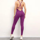 Empower Your Workout with Sexy Backless Yoga Set Empower Your Workout with Sexy Backless Yoga Set