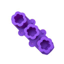 3 Cavity Plum Blossom Succulent Flowerpot Mold Ice Tray 3 Cavity Plum Blossom Succulent Flowerpot Mold Ice Tray
