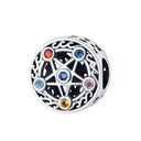 Hot Sale Pandora 925 Owl Charm Blue Zircon And Red Heart Hot Sale Pandora 925 Owl Charm Blue Zircon And Red Heart