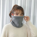 Fashion Women Knitted Scarf Solid Cashmer Like Winter Snood Fashion Women Knitted Scarf Solid Cashmer Like Winter Snood
