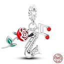 Charming Sterling Silver Red Heart Beads for Pandora Gifts Charming Sterling Silver Red Heart Beads for Pandora Gifts