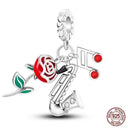 Sterling Silver Red Heart Beads for Pandora Jewelry Gifts Sterling Silver Red Heart Beads for Pandora Jewelry Gifts