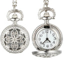 Pocket Clock: Vintage Dual Time Display With An Elegant Roman Chain Pocket Clock: Vintage Dual Time Display With An Elegant Roman Chain