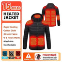 Washable USB Heating Jacket For Outdoor Use In Cold Weather Washable USB Heating Jacket For Outdoor Use In Cold Weather