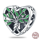 Sparkling Zircon Heart Charm Pendant Sterling Silver Jewelry Sparkling Zircon Heart Charm Pendant Sterling Silver Jewelry