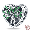 Sparkling Zircon Heart Charm Pendant Sterling Silver Jewelry Sparkling Zircon Heart Charm Pendant Sterling Silver Jewelry