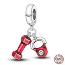 Sterling Silver Red Heart Beads for Pandora Jewelry Gifts Sterling Silver Red Heart Beads for Pandora Jewelry Gifts