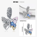 925 Silver Charm Bracelet Zircon Beads Diy Jewelry 925 Silver Charm Bracelet Zircon Beads Diy Jewelry