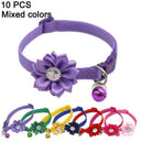 Colorful Bell Collar for Cat and Puppy with Adjustable Necklace Colorful Bell Collar for Cat and Puppy with Adjustable Necklace