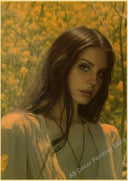 Lana Del Rey Retro Kraft Paper Music Album Poster Vintage Decor Lana Del Rey Retro Kraft Paper Music Album Poster Vintage Decor
