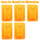 5pcs Tool Holder Dock Wall Mount Storage Rack For Milwaukee Tools 5pcs Tool Holder Dock Wall Mount Storage Rack For Milwaukee Tools