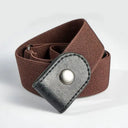 Elastic Waist Belt Buckle Free Comfort And Style For Women Elastic Waist Belt Buckle Free Comfort And Style For Women