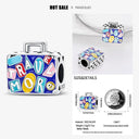 925 Silver Charm Bracelet with Zircon Pendant Beads DIY Jewelry 925 Silver Charm Bracelet with Zircon Pendant Beads DIY Jewelry