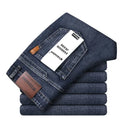 Fashion Classic Blue Black Denim Trousers Men's Jeans Fashion Classic Blue Black Denim Trousers Men's Jeans