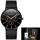 Luxury Watch: Sleek Mesh Steel Strap Luxury Watch: Sleek Mesh Steel Strap