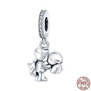 Ocean-Themed Sterling Silver Charms Set for Bracelets Ocean-Themed Sterling Silver Charms Set for Bracelets