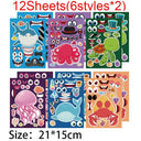 Create Your Own Animal Faces Stickers Set for Fun Crafts Create Your Own Animal Faces Stickers Set for Fun Crafts