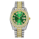 Golden Diamond Men's Quartz Watch Luxury Hip Hop Timepiece Golden Diamond Men's Quartz Watch Luxury Hip Hop Timepiece