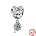 Crown Flowers Heart Silver Bead Charm Pandora Accessory Crown Flowers Heart Silver Bead Charm Pandora Accessory