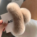 Crab Plush Fur Hair Clip Trendy Accessory For Girls Crab Plush Fur Hair Clip Trendy Accessory For Girls