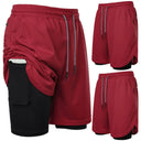 Summer Shorts For Mens Sports Sweatpants 2 In 1 Quick Dry Summer Shorts For Mens Sports Sweatpants 2 In 1 Quick Dry