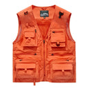 Outdoor Leisure Vest Mens Multi Pocket Coat For Hiking Outdoor Leisure Vest Mens Multi Pocket Coat For Hiking