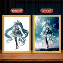 Hatsune Miku Gengar LED Anime Night Light Decor Lamp Hatsune Miku Gengar LED Anime Night Light Decor Lamp