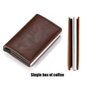 RFID Leather Wallet Card Holder With Secure Features RFID Leather Wallet Card Holder With Secure Features