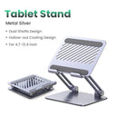 Premium Adjustable Aluminum Tablet Stand for iPad Smartphones Premium Adjustable Aluminum Tablet Stand for iPad Smartphones