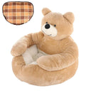 Cozy Bear Hug Dog Bed Winter Warm Plush Cat Mat Nest Sofa Cozy Bear Hug Dog Bed Winter Warm Plush Cat Mat Nest Sofa