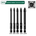 GREENER Four-Blade Hex Tile Drill Bits Set Premium Quality GREENER Four-Blade Hex Tile Drill Bits Set Premium Quality