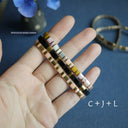 Colorful Miyuki Tila Bead Bracelet Imitating Stone Colorful Miyuki Tila Bead Bracelet Imitating Stone