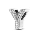 26 Letters Charm Beads For Pandora 925 Silver Bracelet 26 Letters Charm Beads For Pandora 925 Silver Bracelet