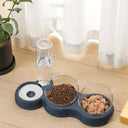 Large Cat Feeder Water Dispenser Wet Dry Separation Bowl Large Cat Feeder Water Dispenser Wet Dry Separation Bowl