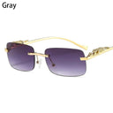 Trendy Rimless Square Sunglasses for Men and Women Fashion Trendy Rimless Square Sunglasses for Men and Women Fashion