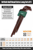 WYNNS Allen Wrench Set Hex Key 9pcs Tool for Repairs WYNNS Allen Wrench Set Hex Key 9pcs Tool for Repairs