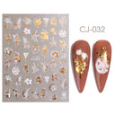 Fantasy Butterfly Nail Decals - Silver Holographic Flames Fantasy Butterfly Nail Decals - Silver Holographic Flames