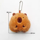 Capybara Plush Toy Keychain Bag Charm Stylish Animal Accessory Capybara Plush Toy Keychain Bag Charm Stylish Animal Accessory