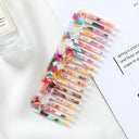 Vibrant Acrylic Hair Comb for Frizz-Free Styling Massage Vibrant Acrylic Hair Comb for Frizz-Free Styling Massage