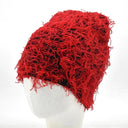 Knit Beanie Hat Stylish Y2K Paragraph Print Warm Cap Knit Beanie Hat Stylish Y2K Paragraph Print Warm Cap