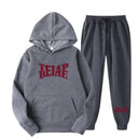 Fashion Print Men's Hoodie Set Comfortable Oversized Style Fashion Print Men's Hoodie Set Comfortable Oversized Style