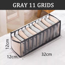 Sleek Gray Wardrobe Organizer for Space Maximization Sleek Gray Wardrobe Organizer for Space Maximization