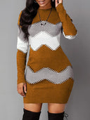 Autumn Elegance Plus Size Knit Bodycon Dress for Women Autumn Elegance Plus Size Knit Bodycon Dress for Women